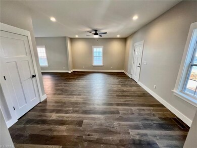 Looking into Living Room from Bedrooms.