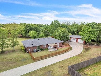 Aerial view of property and surrounding area