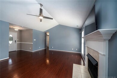 Inviting foyer opens to great room