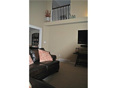 Living Room. Upstairs balcony from the living room
