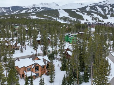 The marvelous abode is steps or a short trolly ride to world-class skiing at the base of peak 8 or you can drop into the Breckenridge Nordic Center from the back of the home.