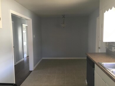 View of the dining room area 