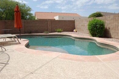 Fenced  pool