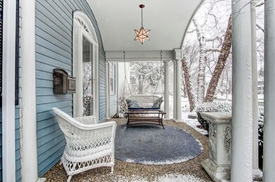 Covered front porch