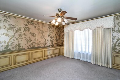 Custom woodwork and beautiful crown molding.