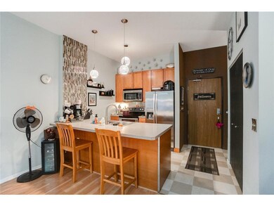 Entrance into unit 102, which is conveniently loca