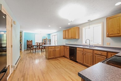 View to kitchen, Dining