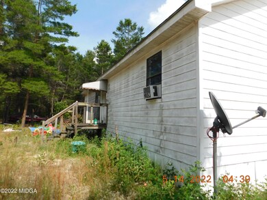 rear of home