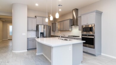 Foyer and Kitchen