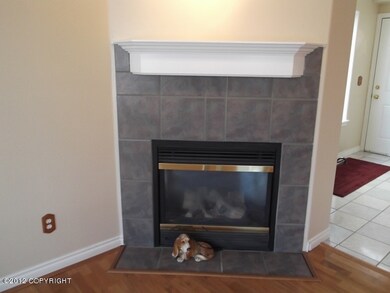 Tiled Living Room Fireplace