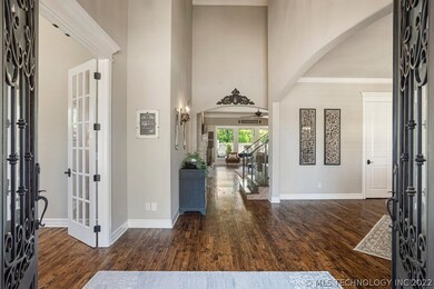 Dramatic two-story entry is inviting and showcases