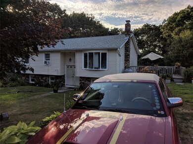 Exterior Front with view of deck