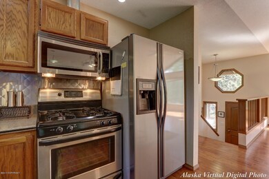 Stainless steel appliances.