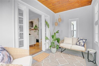 Sun room at front of house