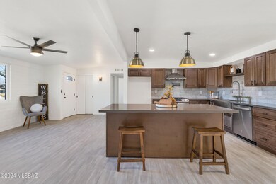 KITCHEN and LIVING ROOM