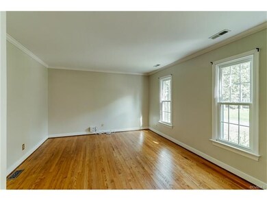 Formal living with beautiful floor