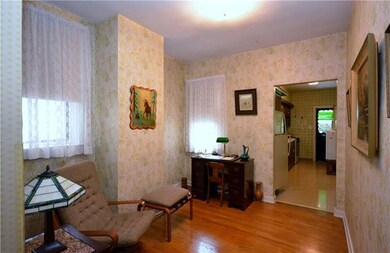 1st floor living room being used as a den