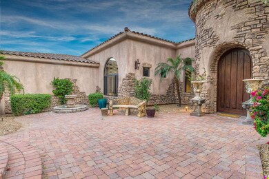 Expansive Front Courtyard