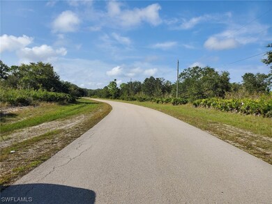 Looking Southwest down the street