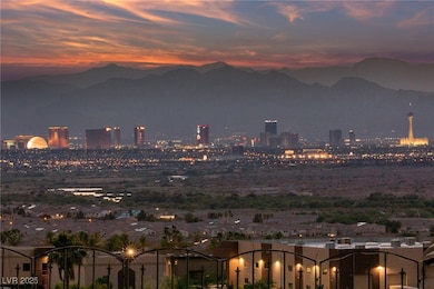 View of city with a mountainous background