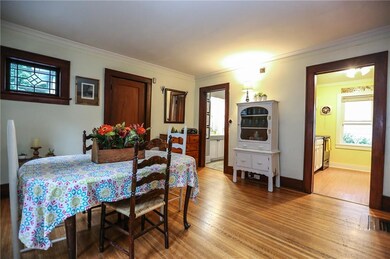 Main Entrance opens into large formal dining room.