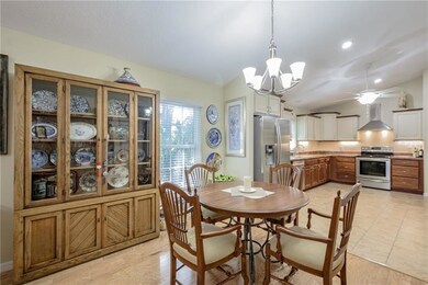Open floor plan. Dining area and Kitchen with Ener