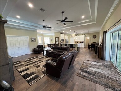 View from Master bedroom - office to the left, liv
