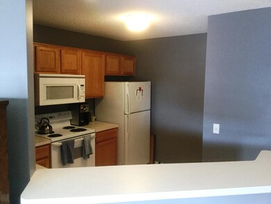 Kitchen opens to dining and living areas!