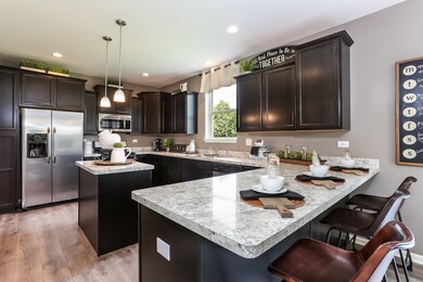Model home pictured- features and options will var