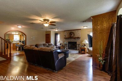 View of living room from front door