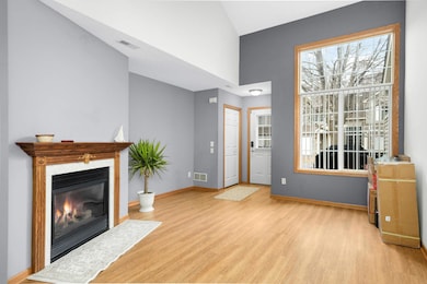 Living Room with Gas Fire Place