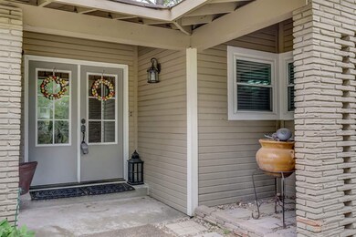 Recently installed French doors at Front Entry