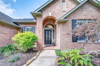 Welcome home!  The beautiful 3/4 glass front door add a welcoming touch as your guests arrive.