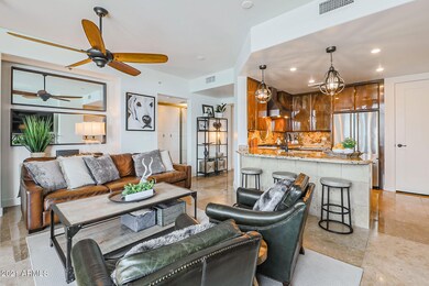 Living Room Open to Kitchen