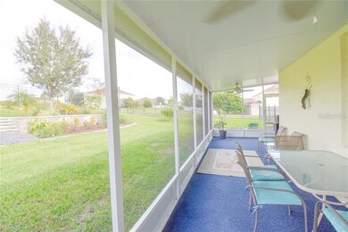 Relaxing screened-in lanai overlooking garden