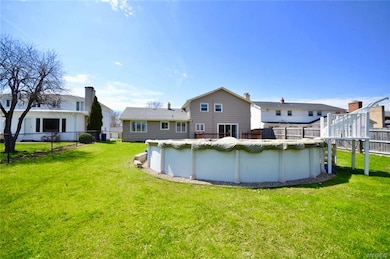 Large fenced in yard.