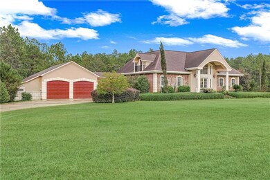 Custom built home with 3 car garage with high ceil