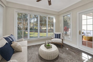 Sunroom looking toward the Golf