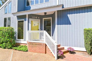 Inviting front entry.