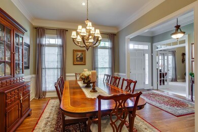 Across from the Dining Room are glass doors on a Formal Living Room that could be used as a Study.