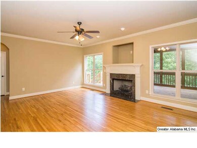 Another view of the great room with fireplace.  Th