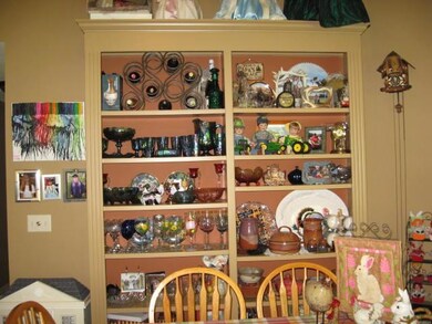 Nice display area in built-in hutch