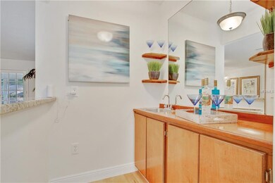 Bar area off of main living area