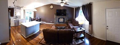 Living Dining and Kitchen Panorama