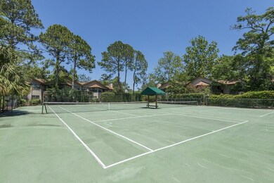 Private tennis courts