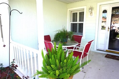 Left side of porch