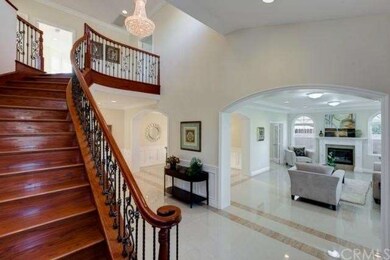 View from entry to living room
