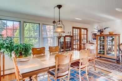 Formal Dining with French doors to the kitchen