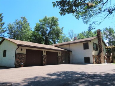 Attached two car garage