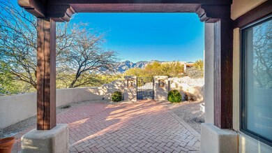 Font Couryard with Mountain Views